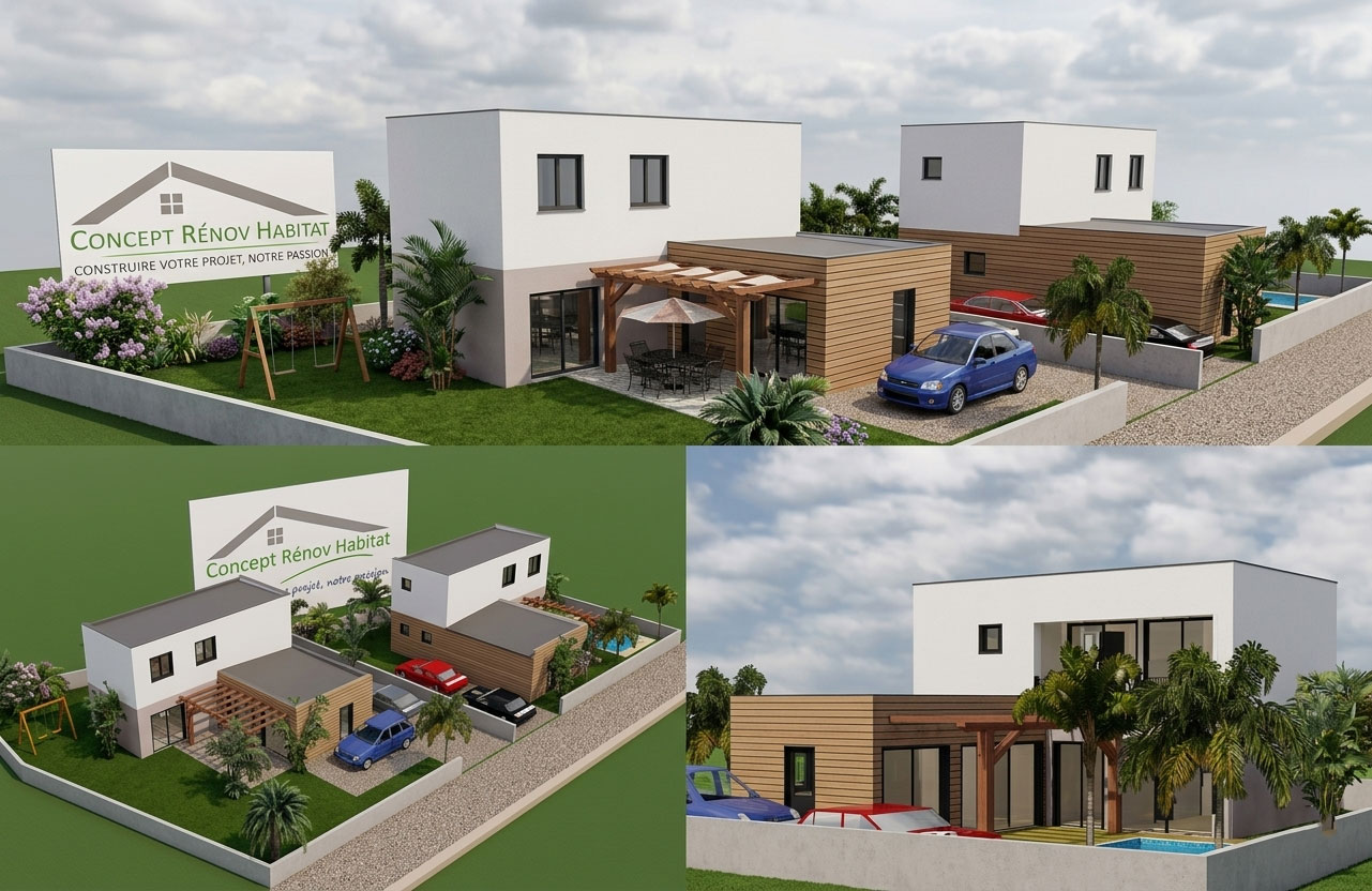 Villa en construction